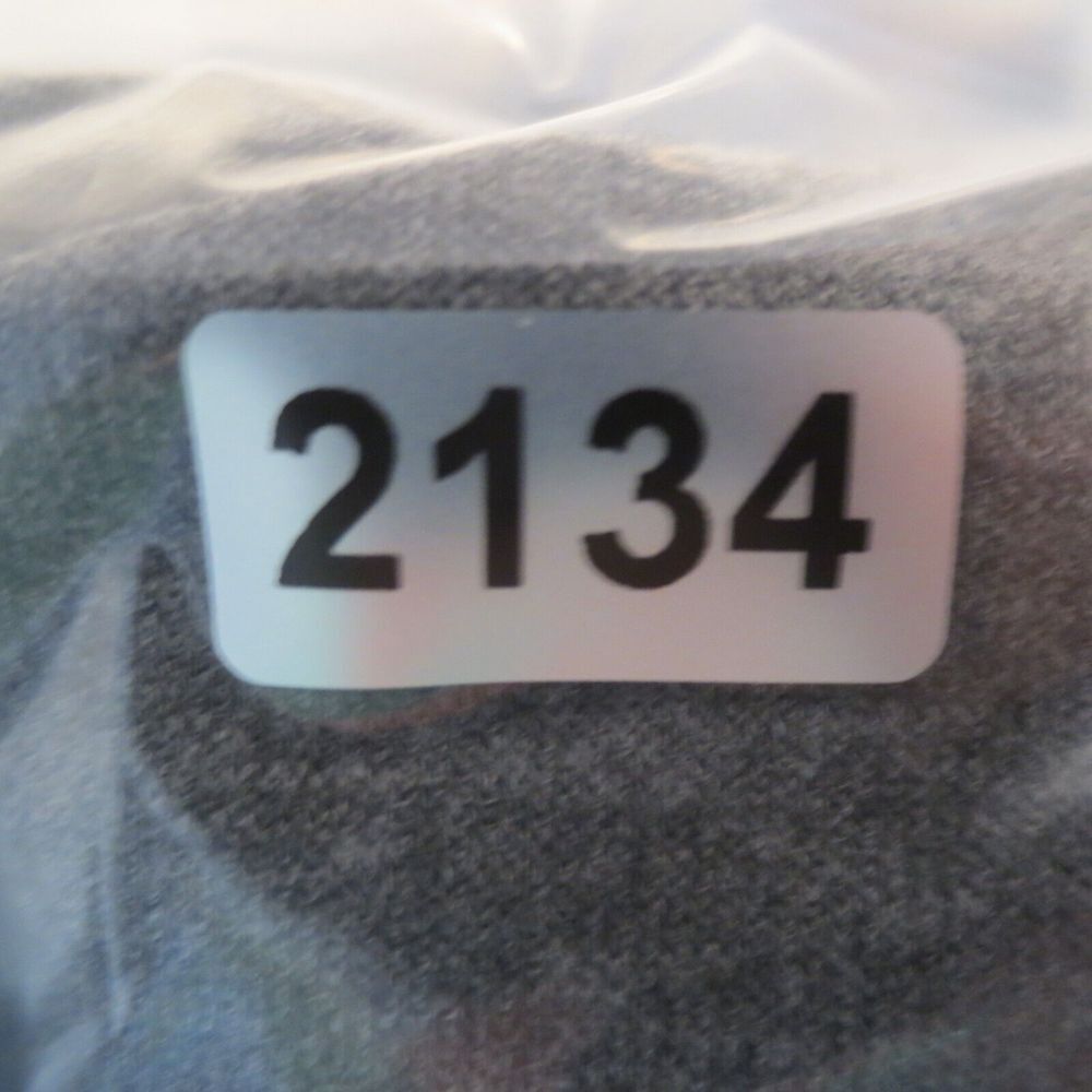 Michael Kors Top Womens L‎ Gray Cowl Neck Rhinestone Stretch Knit Sweater Logo - Picture 10 of 10